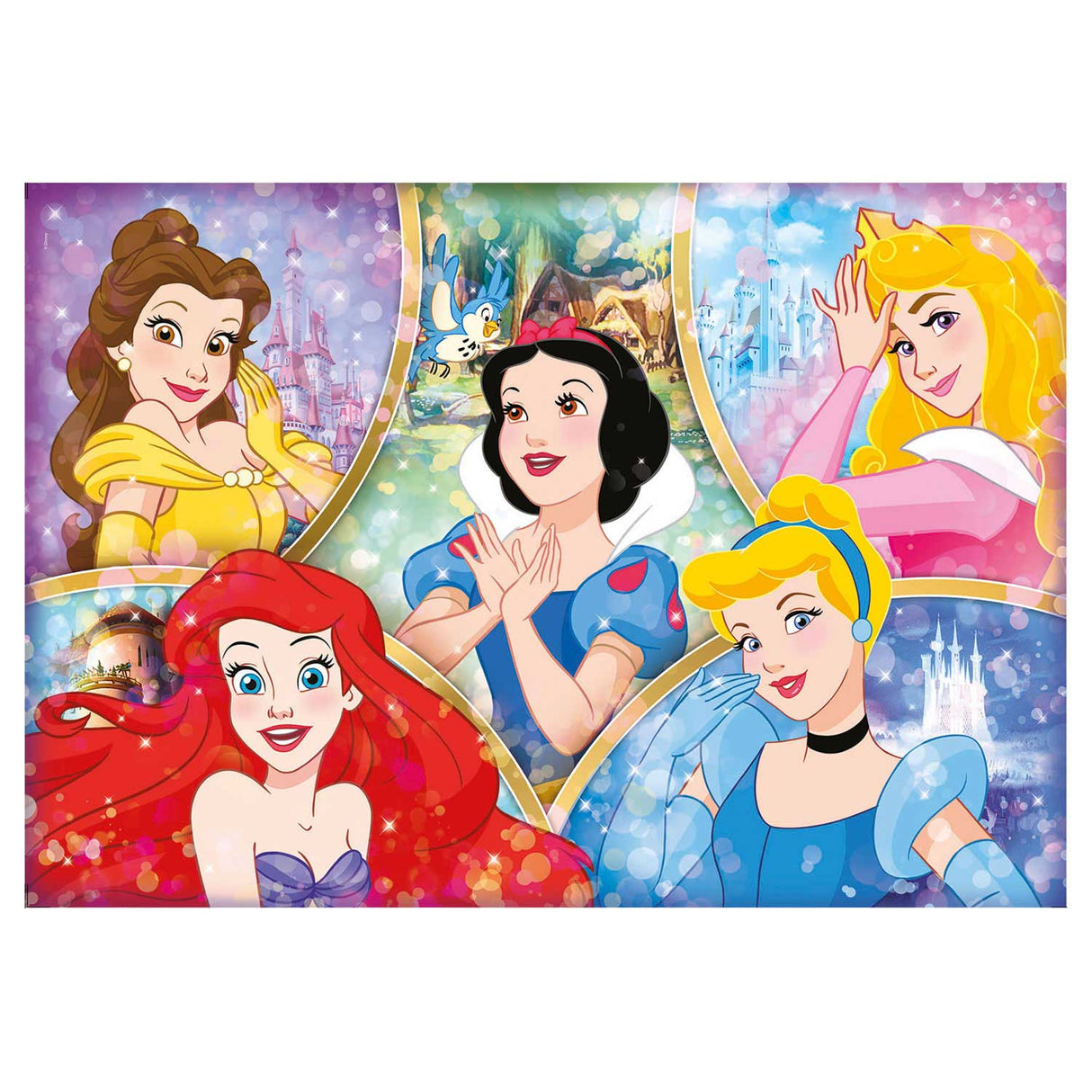 Clemenstoni Puzzle Disney Prinzessin, 180st.