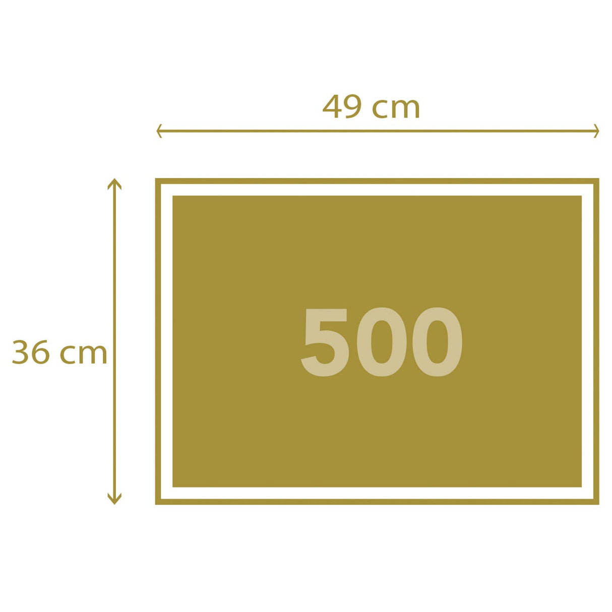 Clementoni Puzzle African sunrise, 500st.