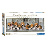 Clementoni panorama puzzle beagles, 1000 pcs.