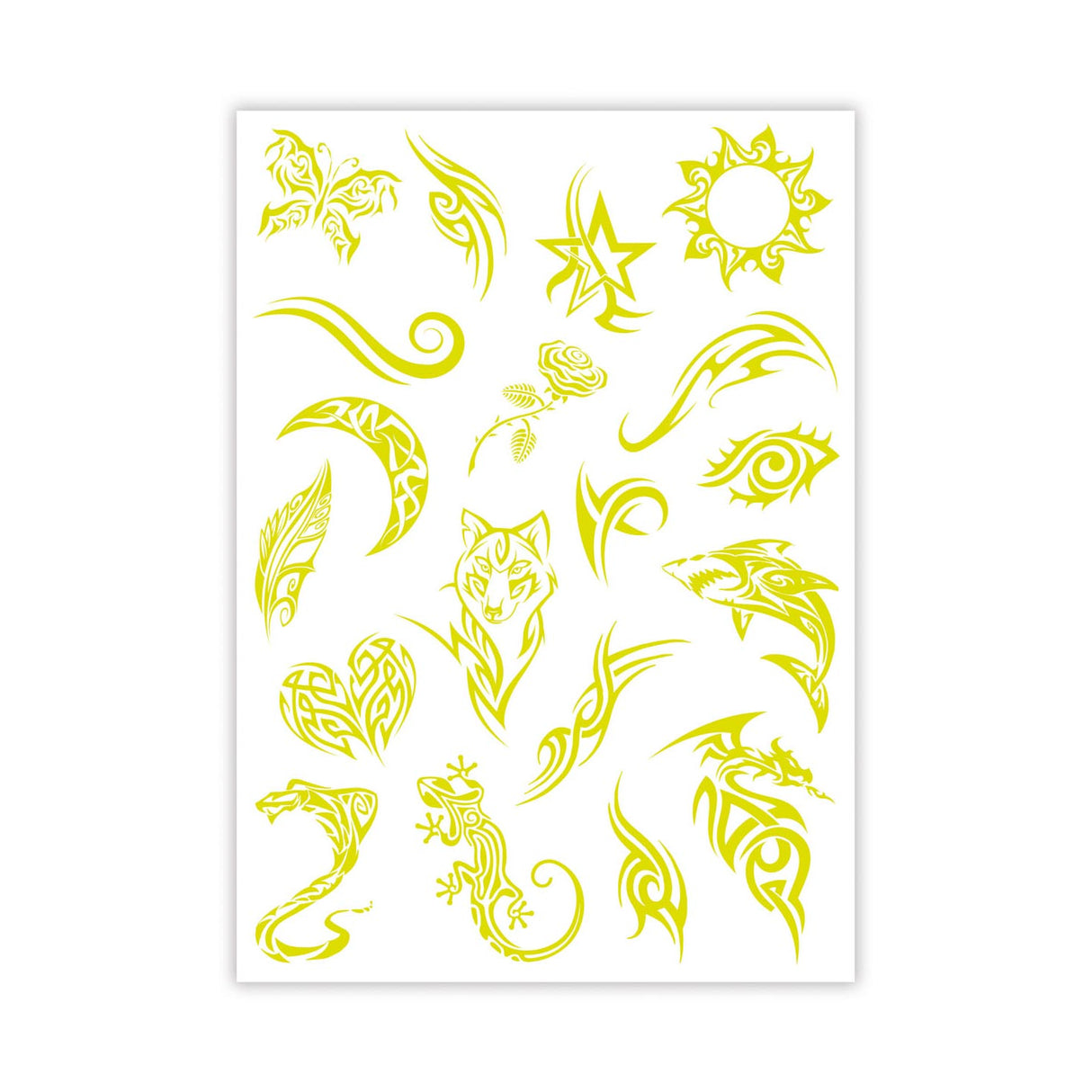 Clementoni Crazy Chic - Urban Tattoos Glow in the Dark