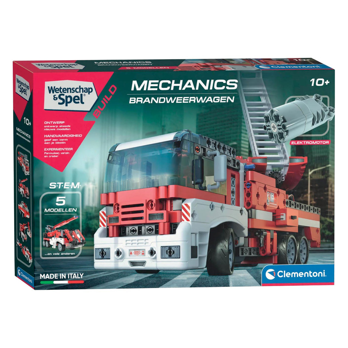 Clementoni science game Mechanics fire truck