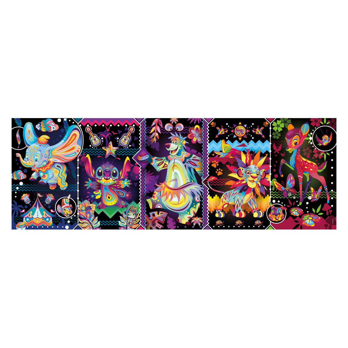 Clementi Panorama Puzzle Disney Classics, 1000st.