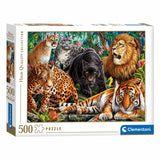 Clementoni puzzle vadmacskák, 500 db.