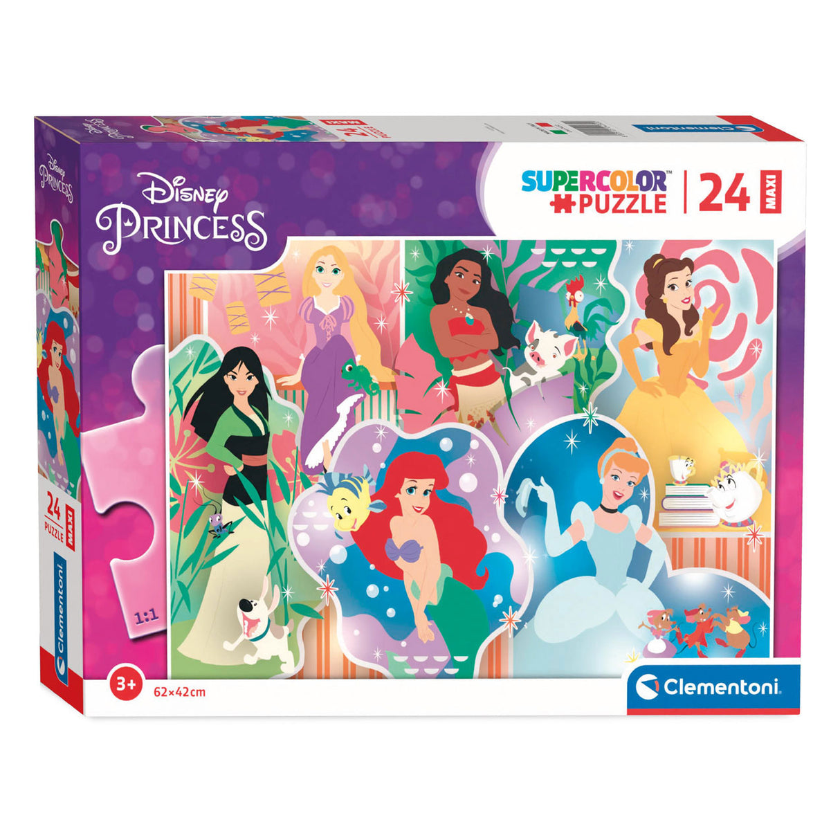 Clementoni Maxi Puzzle Prinzessin, 24st.