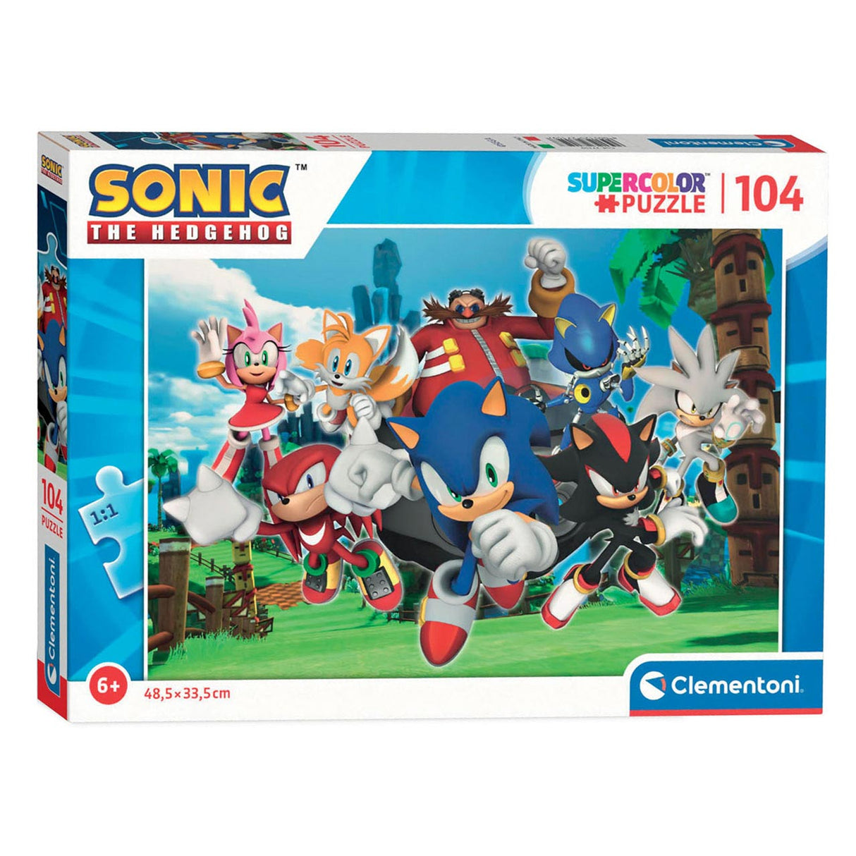 Clementoni jigsaw puzzle Sonic, 104st.