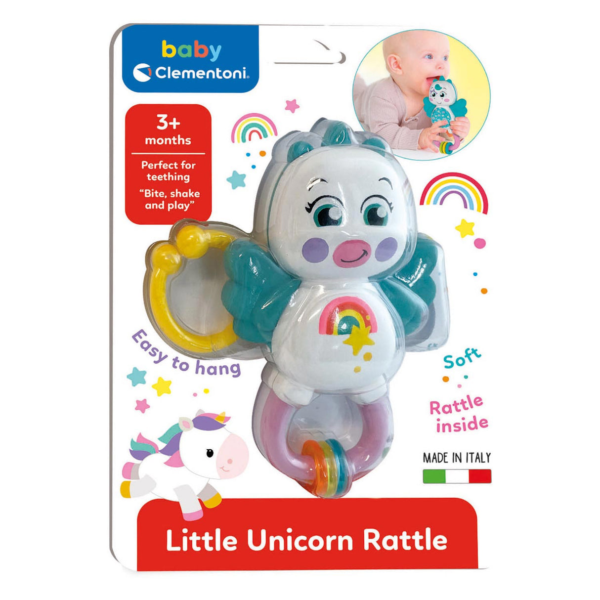 Cleemononi Puppelchen Rattle Unicorn