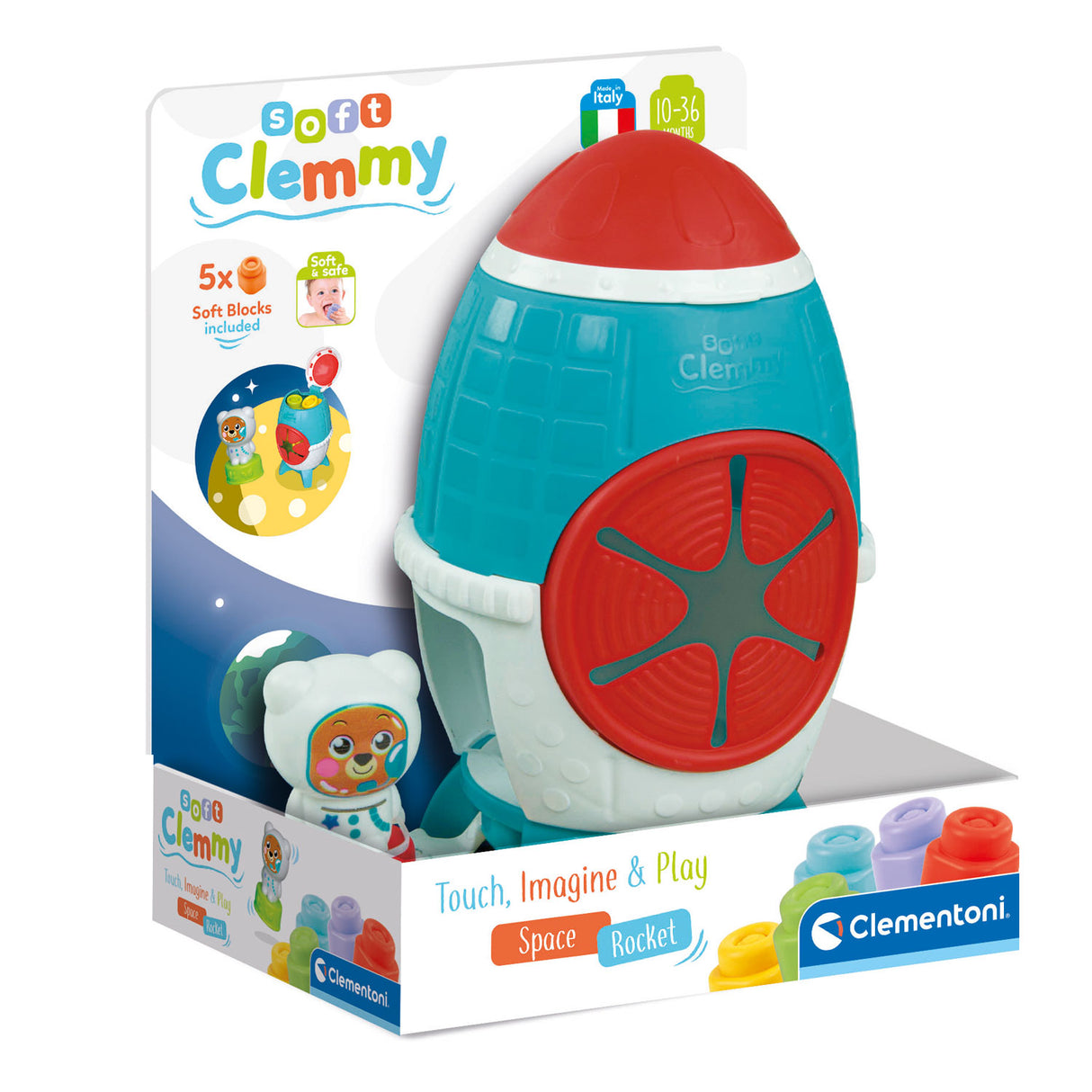 Clementoni bébé Clemmy sensoriel avec des blocs