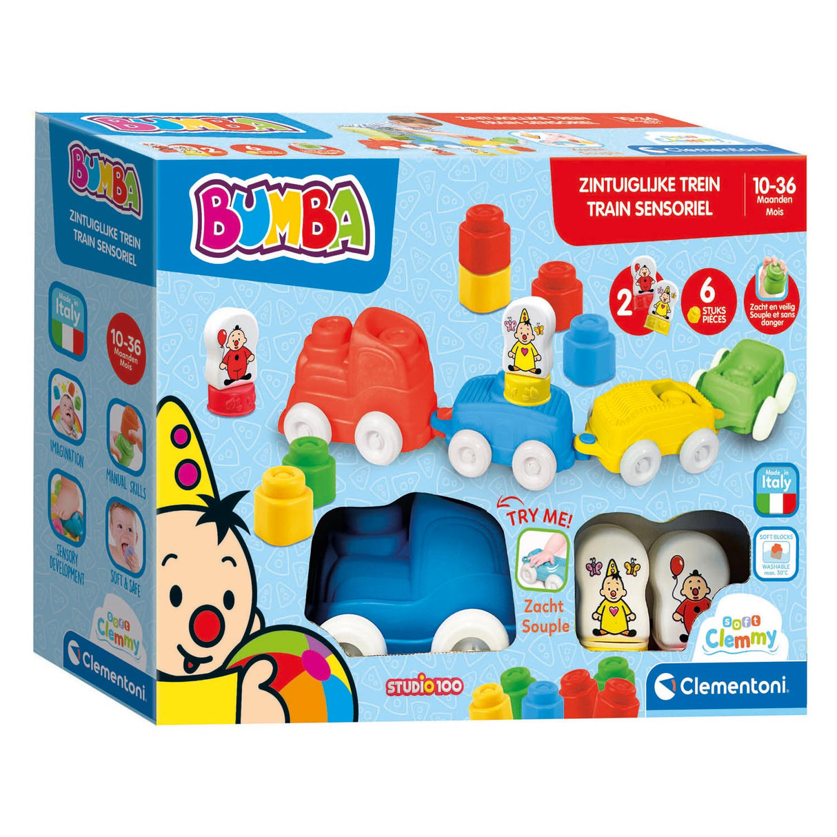 Trem sensorial de Clementoni Baby Clemmy