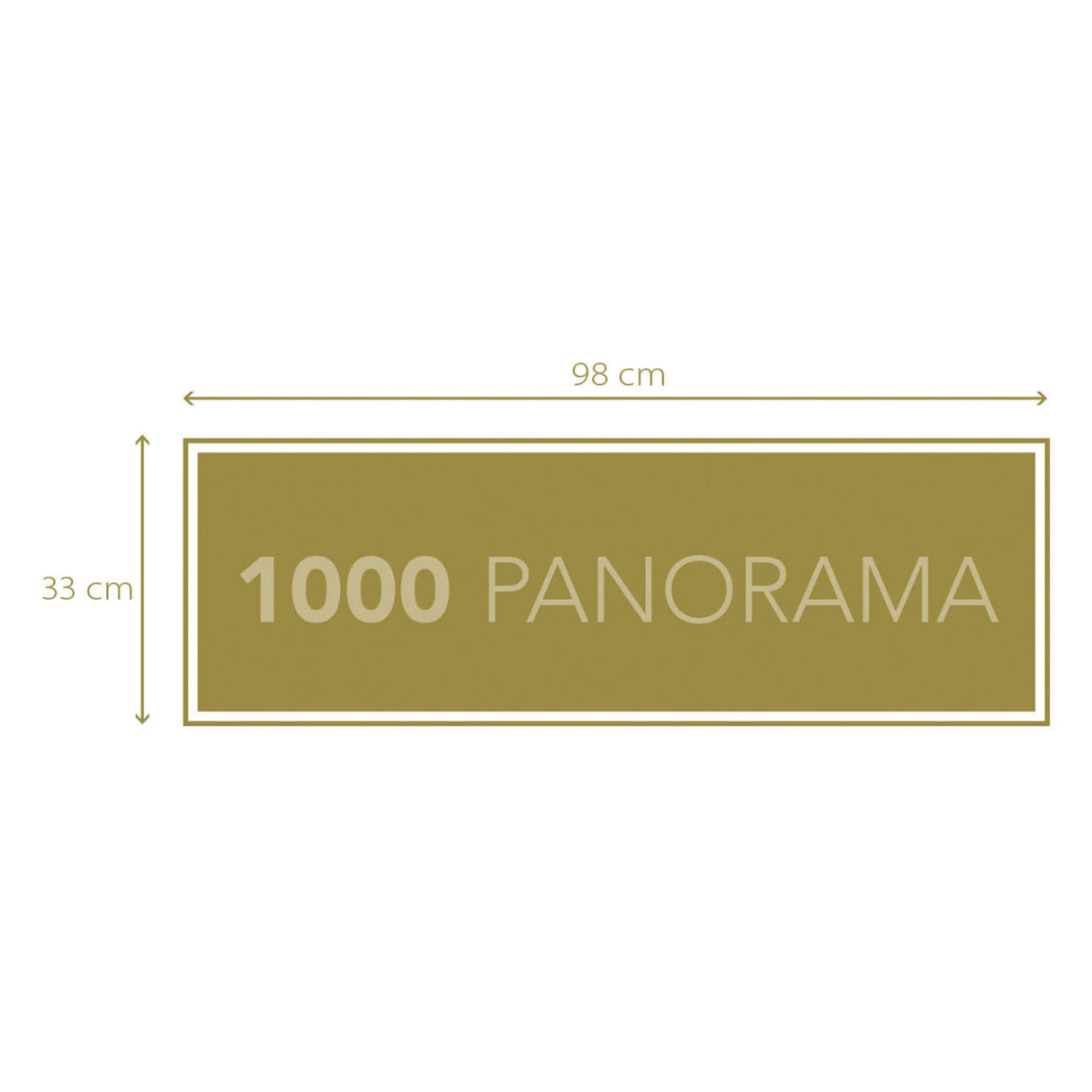 Clementoni Panorama Jigsaw Puzzle Central Park, 1000st.