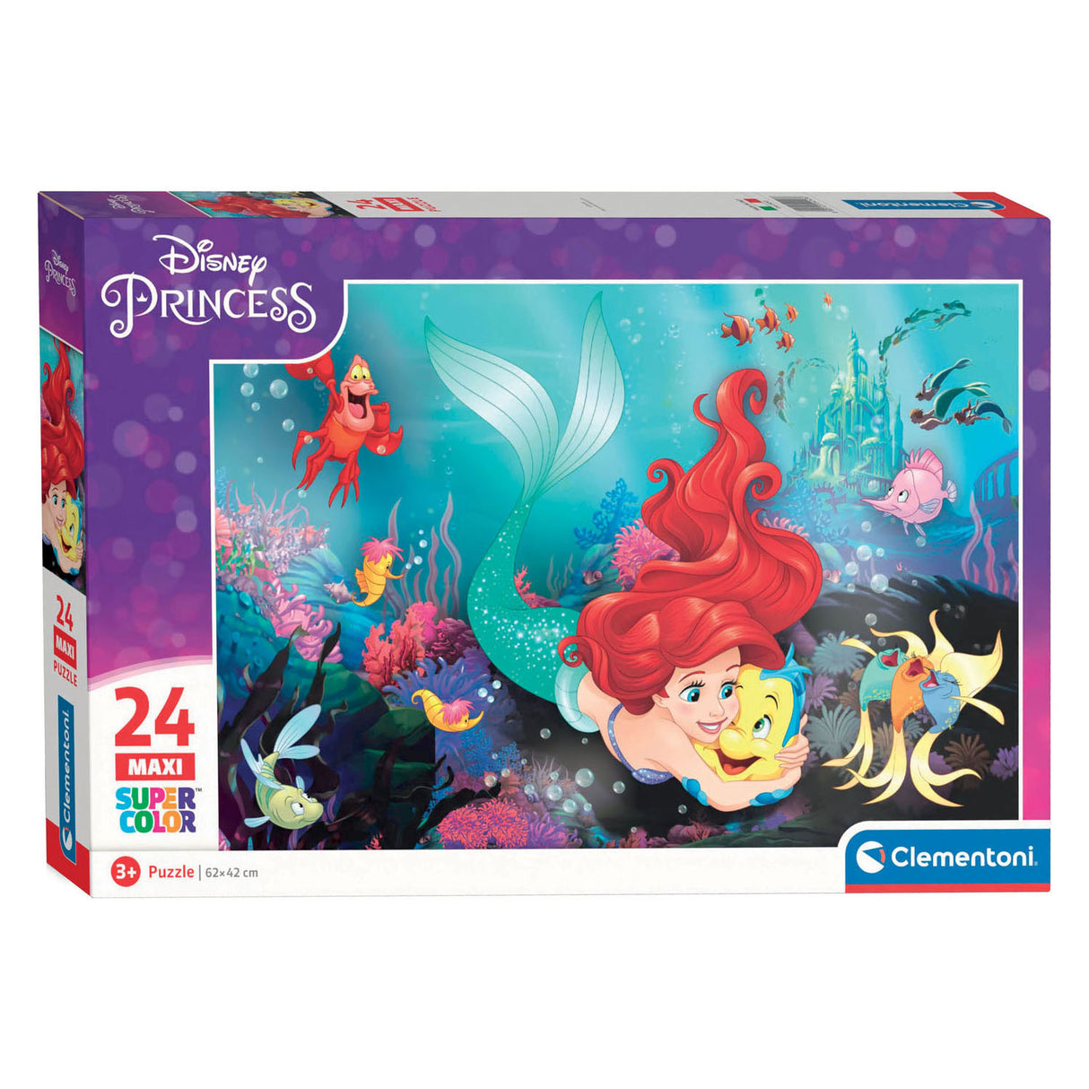 Clementoni Maxi Jigsaw Puzzle Disney Little Sereia, 24st.