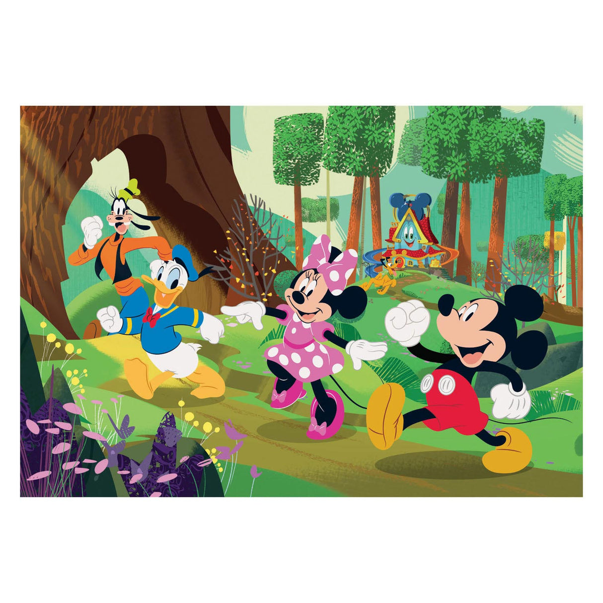 Clementoni Maxi Jigsaw -puslespil Mickey and Friends, 104st.