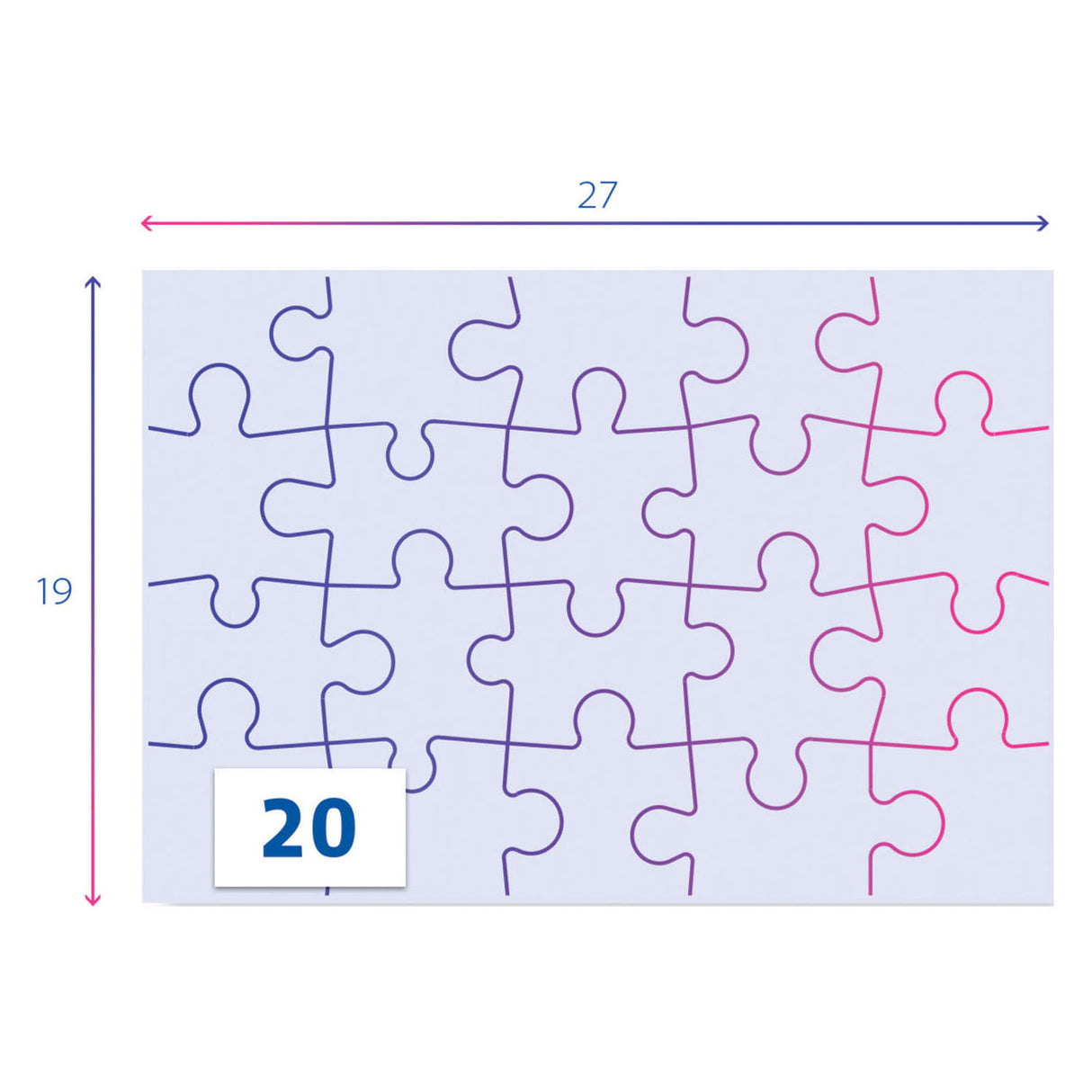 Clementoni skládačka Puzzle Paw Patrol, 2x20st.