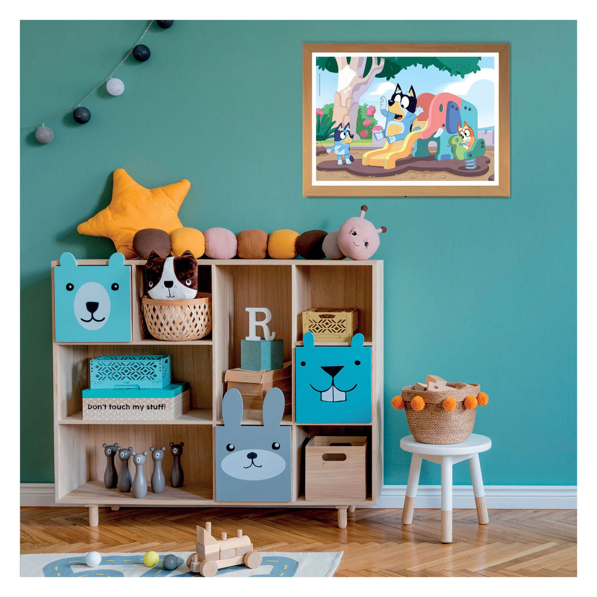 Clementoni jigsaw puzzle Bluey on the slide, 104st.