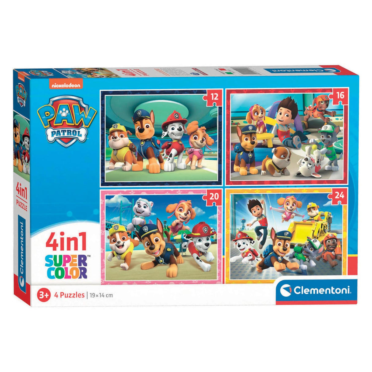 Clementoni Puzzles Paw Patrol, 4in1