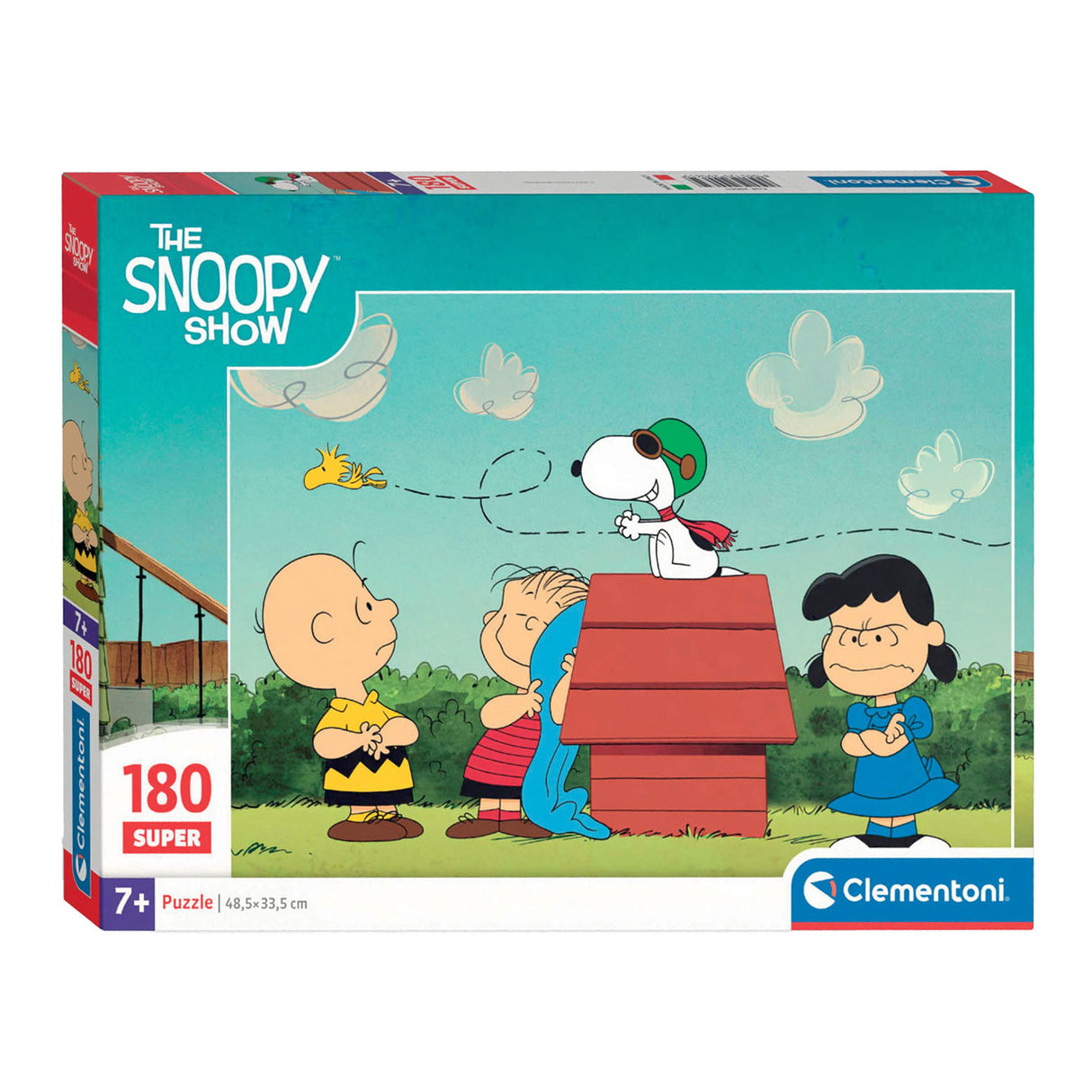 Clementoni quebra-cabeça amendoim snoopy, 180 unid.
