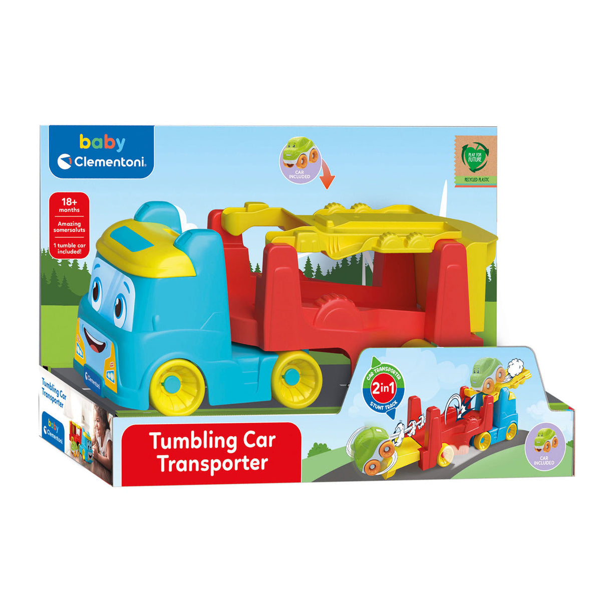 Clementoni vauvan kuorma-auto rokkariautoilla