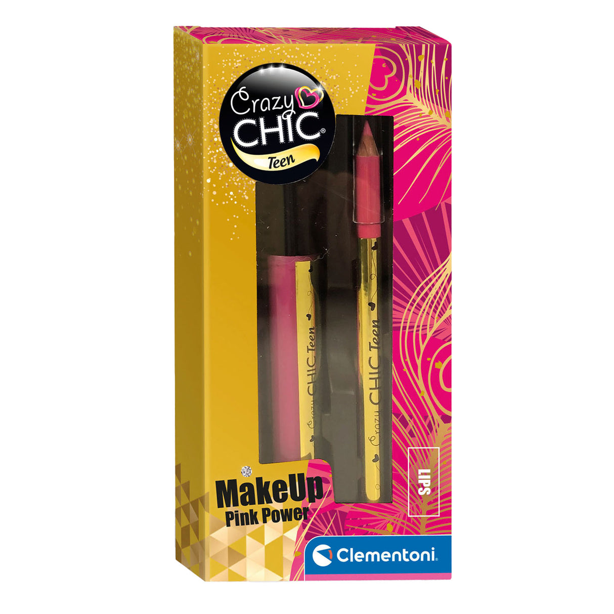 Clementoni Crazy Chic Lipgloss and Lippotlood Pink Power, 2: a.