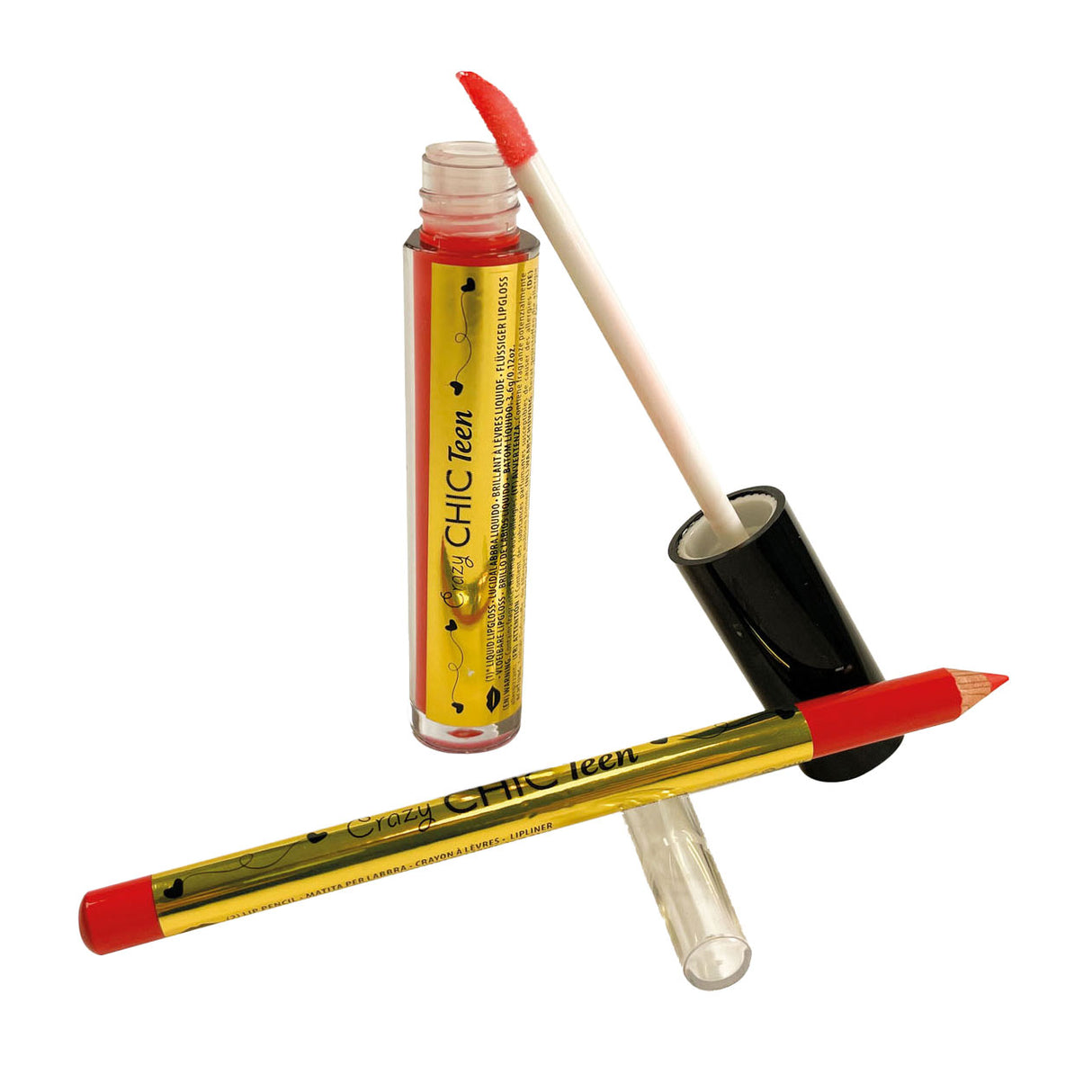 Clementoni Crazy Chic Lipgloss and Lippotlood Party Queen, 2: a.