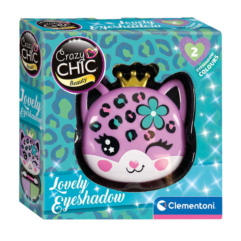 Clementoni Crazy Chic Eye Shadow in Makeup Box Leopard