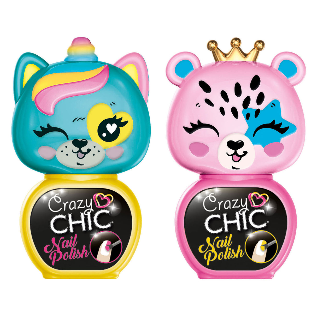 Clementoni Crazy Chic Rust en vernis jaune rose jaune, 2e.