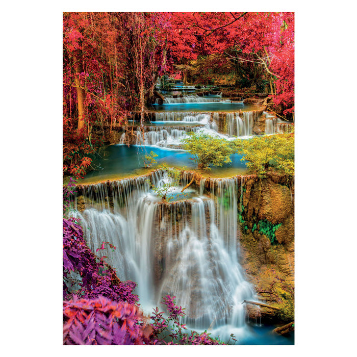 Puzzle clementoni cascate colorate 1000 pezzi