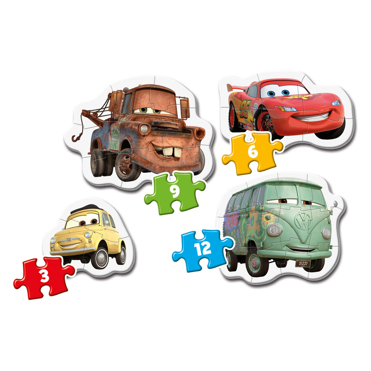 Cleronsi Jigsaw uganka moje prve uganke - avtomobili