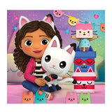 Clementoni Jigsaw Puzzle Super Color Square Gabby's Dollhouse, 3x48st.