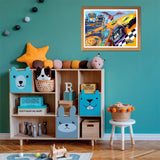 Skladačka Clementoni super farebné horúce kolieska, 104 ks.