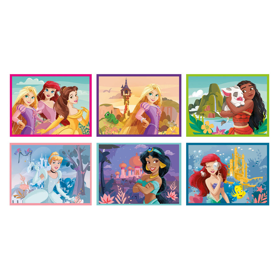Clementoni Block puzzle Disney Princess, 12st.