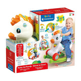 Clementoni baby - rocky le cheval à bascule 3en1