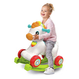 Clementoni baby - rocky le cheval à bascule 3en1