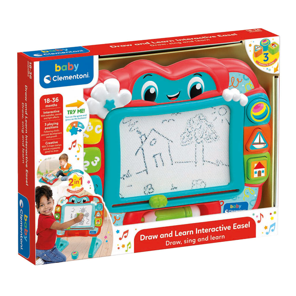 Clementoni Baby - Magnetic drawing board Ezel