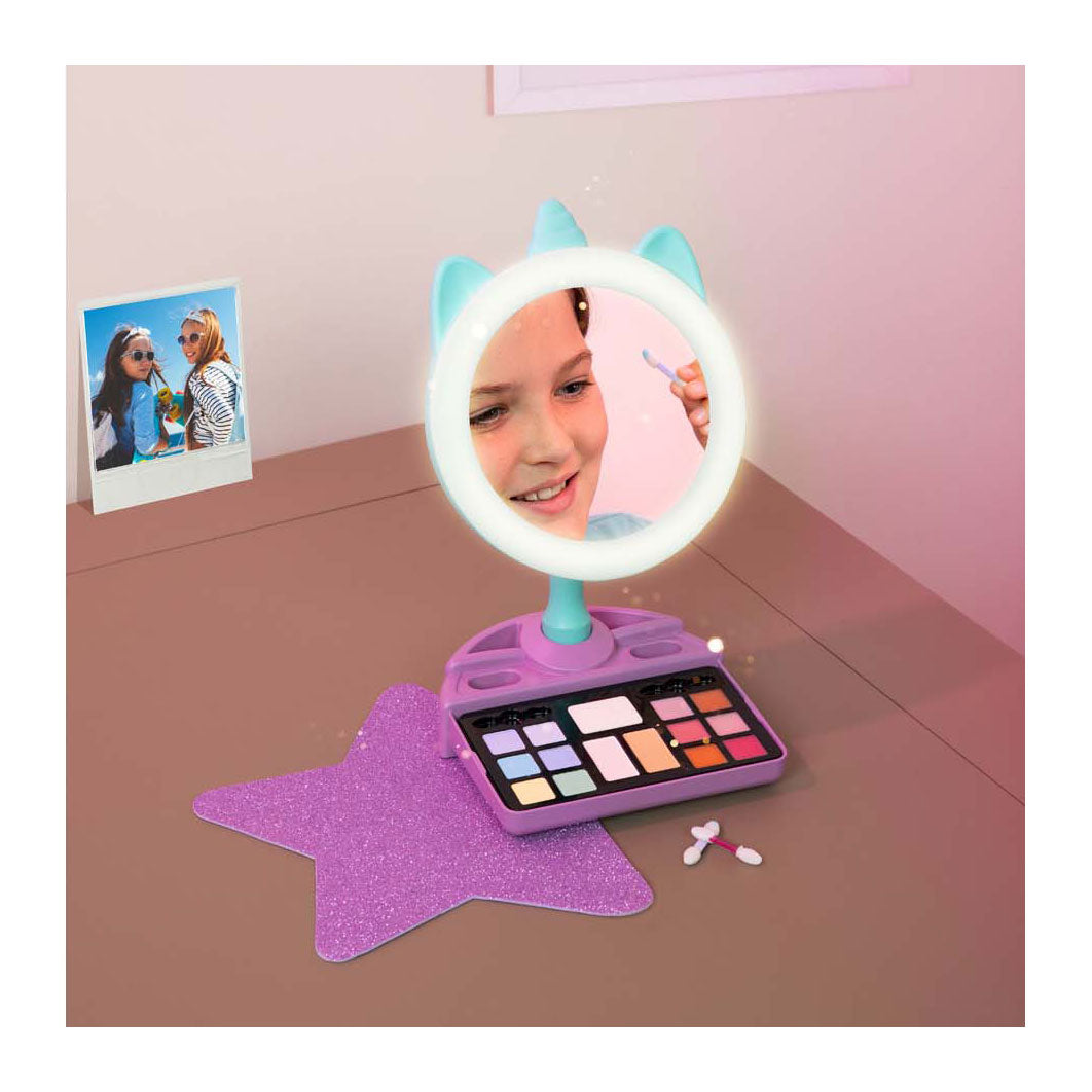 Clementoni Crazy Chic - Unicorn Spiegel con anello a led