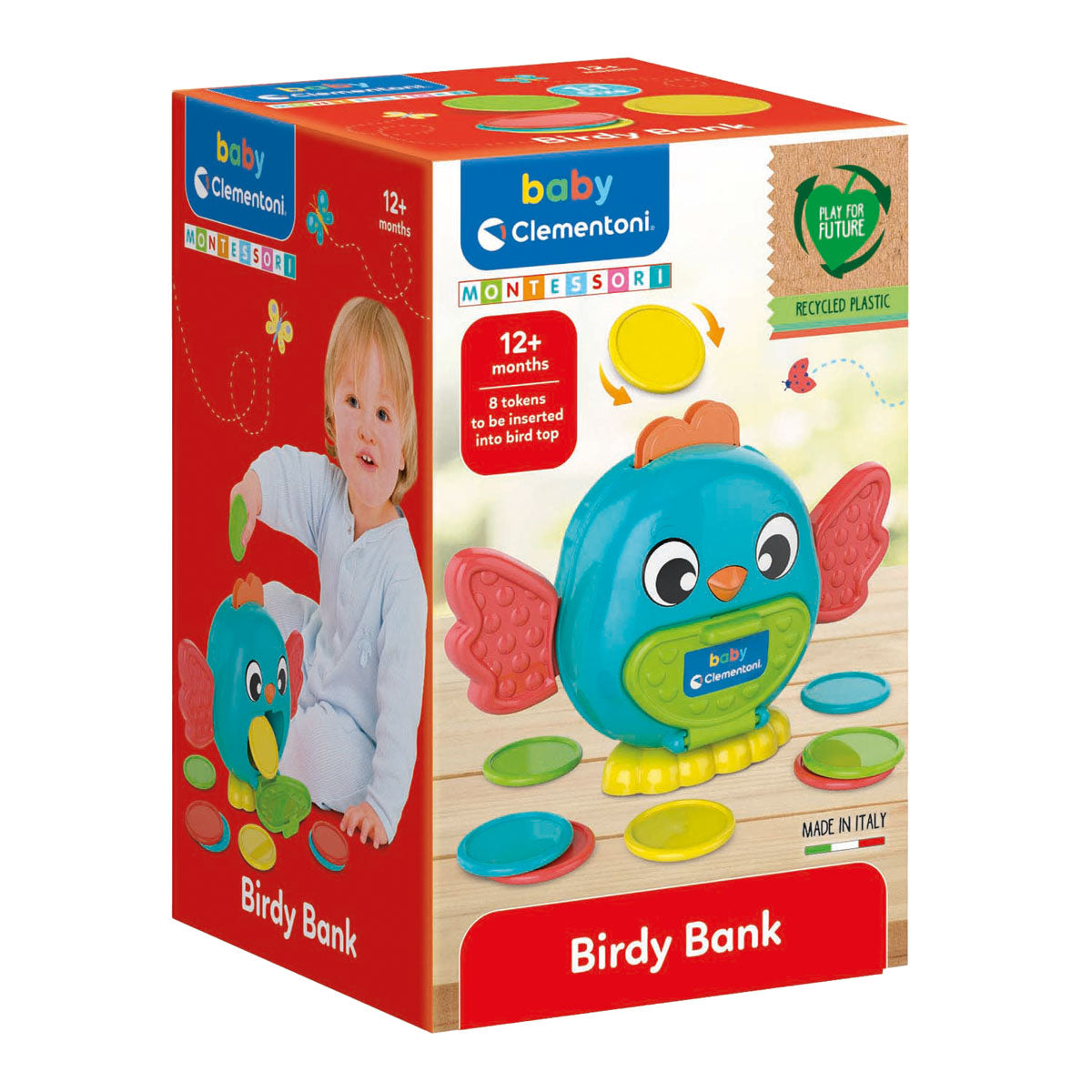 Clementoni Baby Vogel Bank s mincemi, 9DLG.