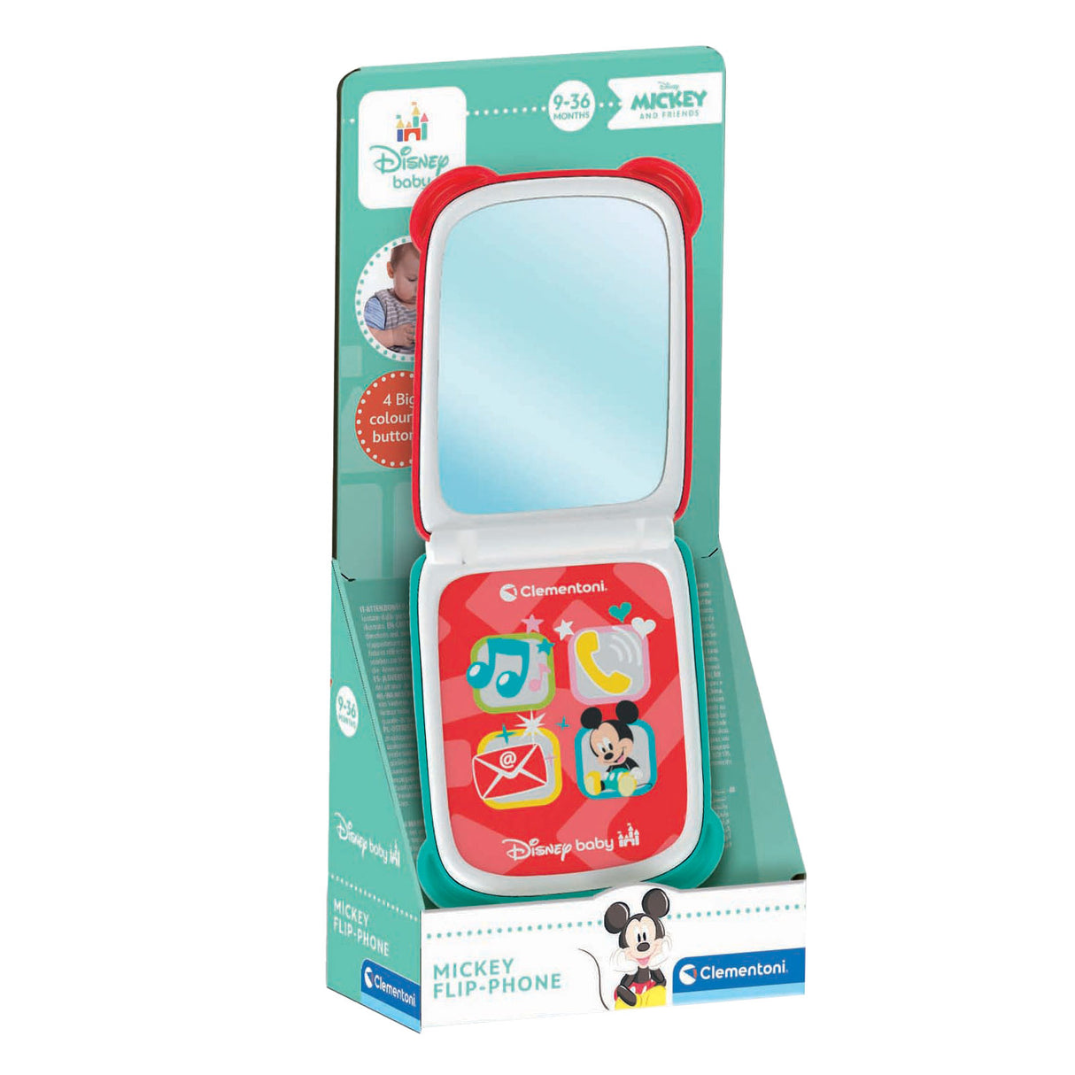 Clementoni Baby Disney Mickey Mouse Phone Folding