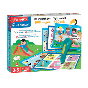 Clementoni education - talking pen, 500 quiz