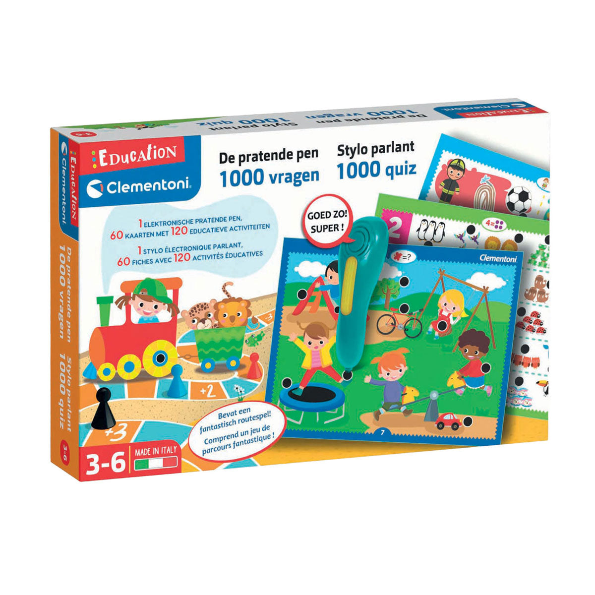 Clementoni talking educational pen Dutch 1000 quiz