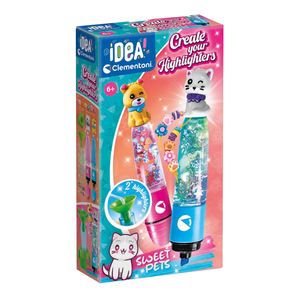 Clementoni Idea Make your own markers - Sweet Pets