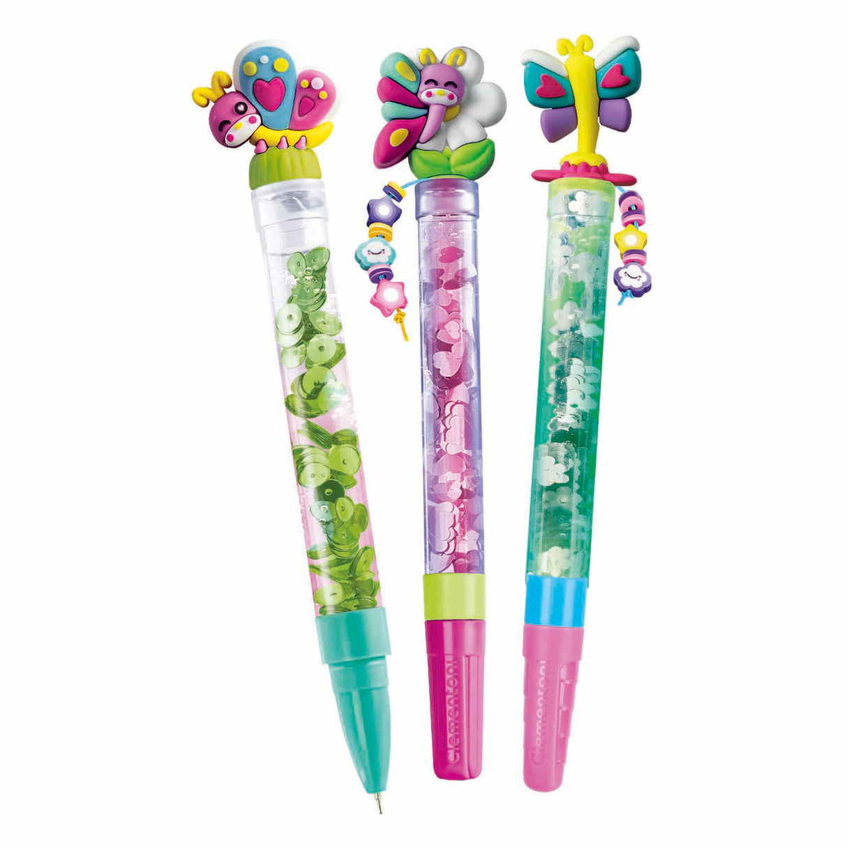 Clementoni idea maak je eigen pennen - wonderful butterflies