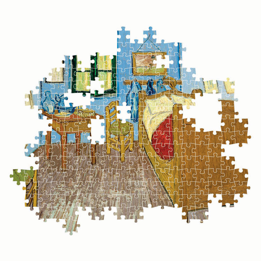 Clementoni Puzzel Konschtwierker d'Schlofkummer, 1000 Stéck.