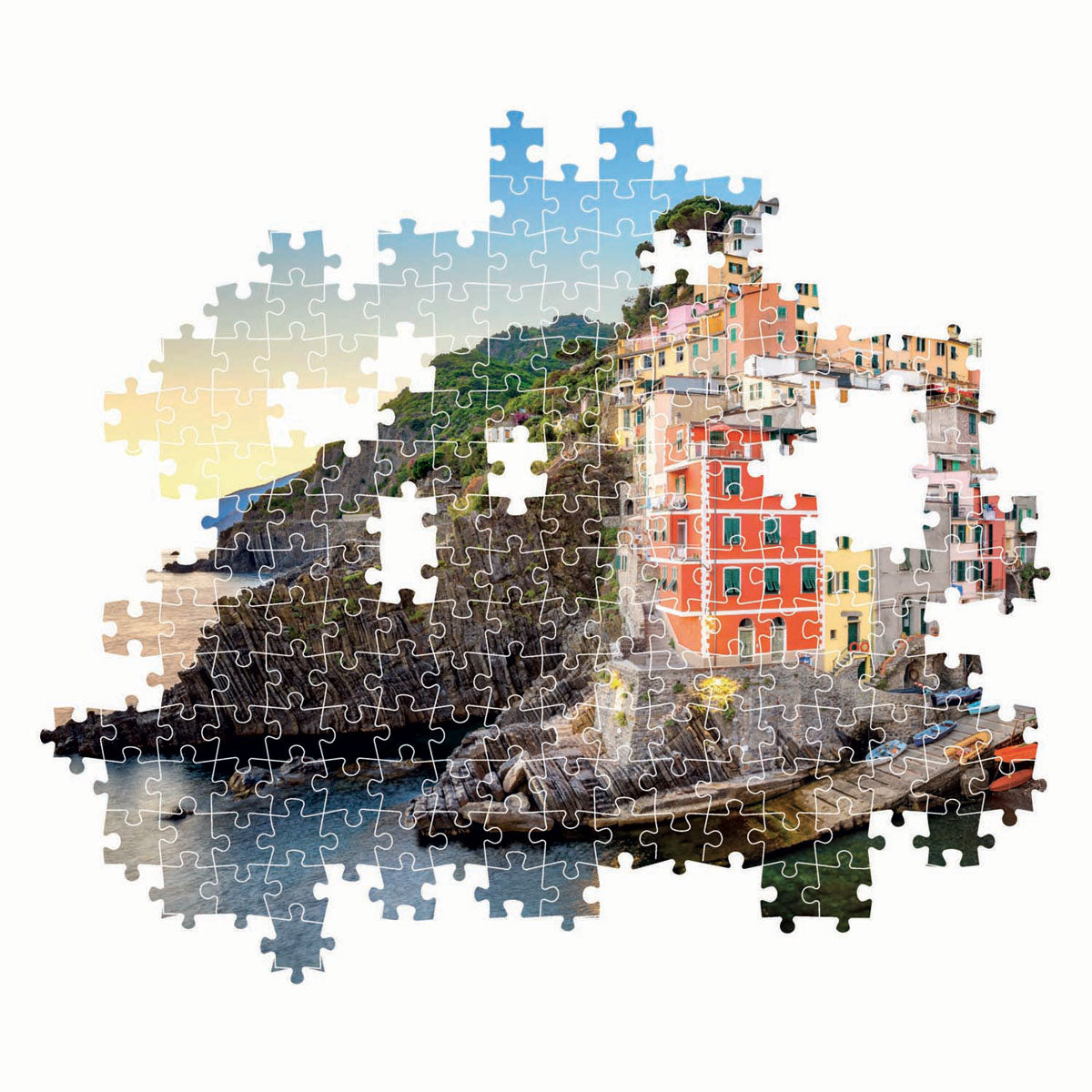Clementi Jigsaw Puzzle Coast of Riomaggiore, 500st.