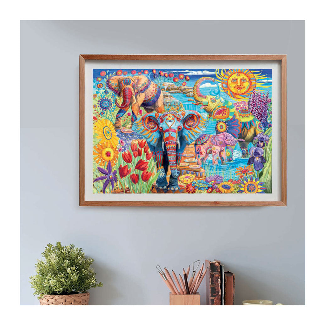 Clementoni Jigsaw Puzzle Artworks Elephants Carnival, 500st.