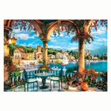 Clementoni jigsaw puzzle artworks view of Lake Como, 1000st.