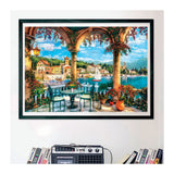 Clementoni jigsaw puzzle artworks view of Lake Como, 1000st.
