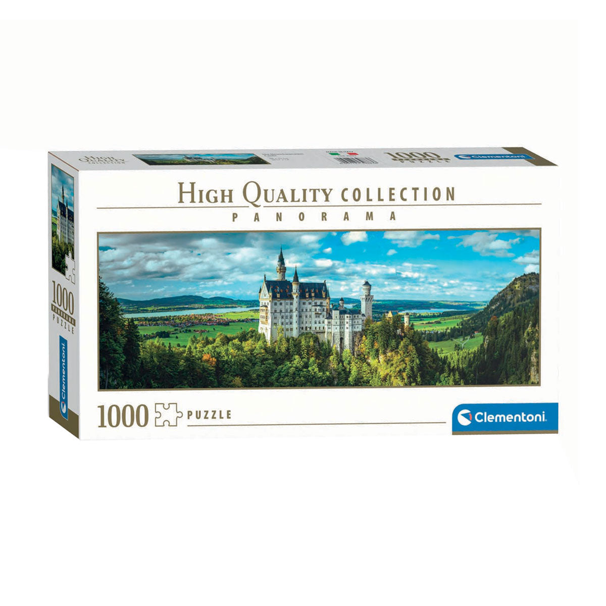Clementoni panorama puzzle Neuschwanstein Castle, 1000 pcs.