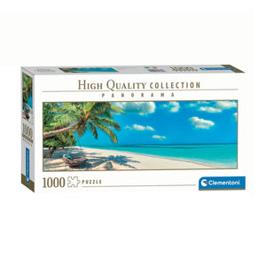 Clementoni panoramic puzzle swinging by the ocean, 1000 pcs.