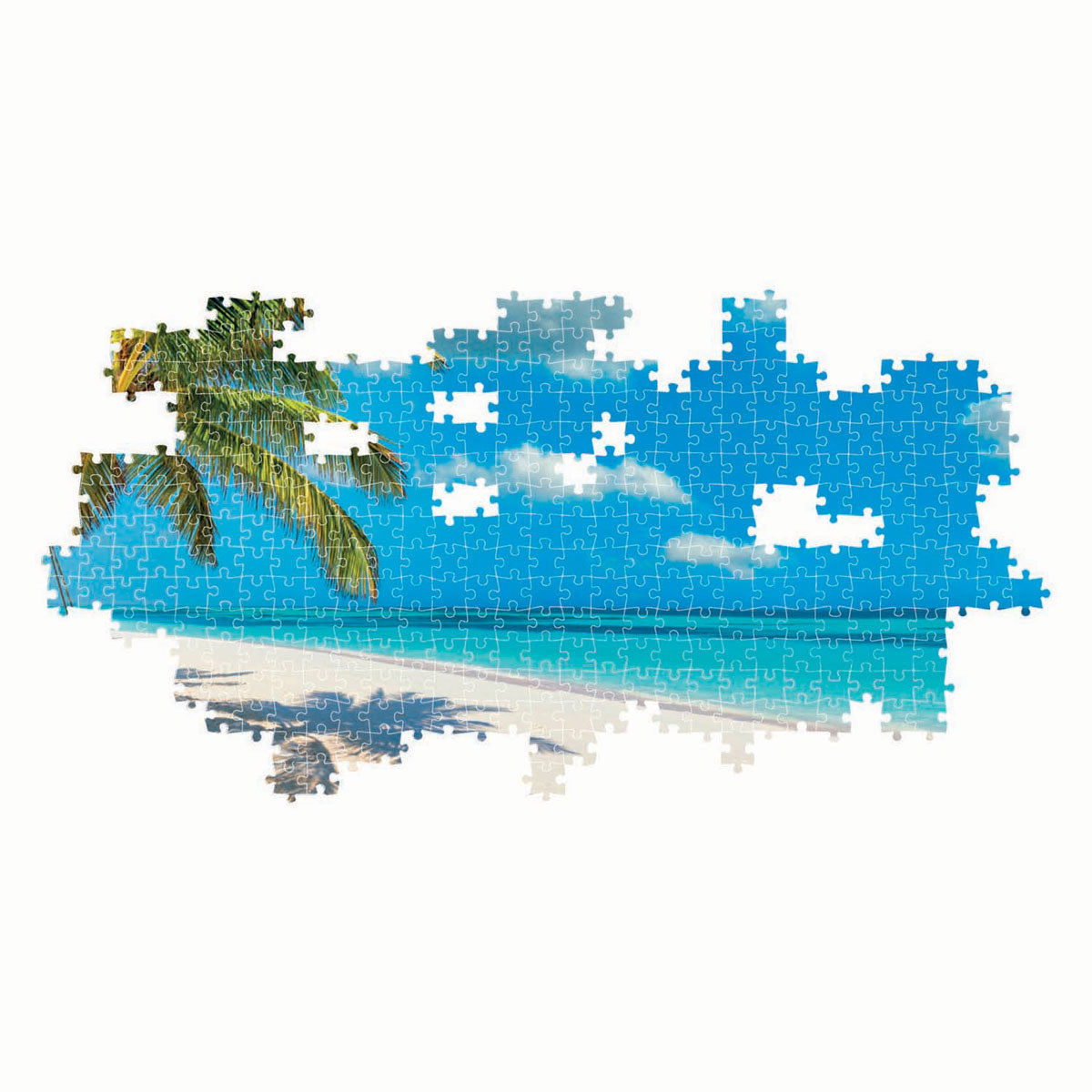 Clementoni panoramic puzzle swinging by the ocean, 1000 pcs.
