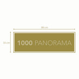 Clementoni panoramic puzzle swinging by the ocean, 1000 pcs.