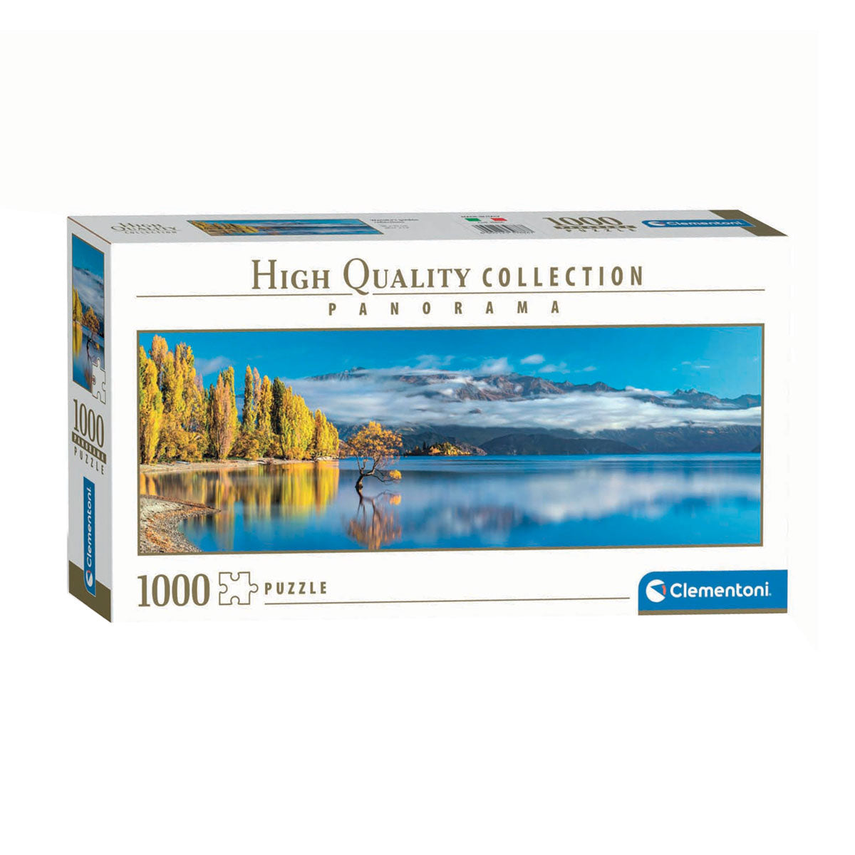 Clementoni panorama puzzle wanaka's golden reflections, 1000 pcs.