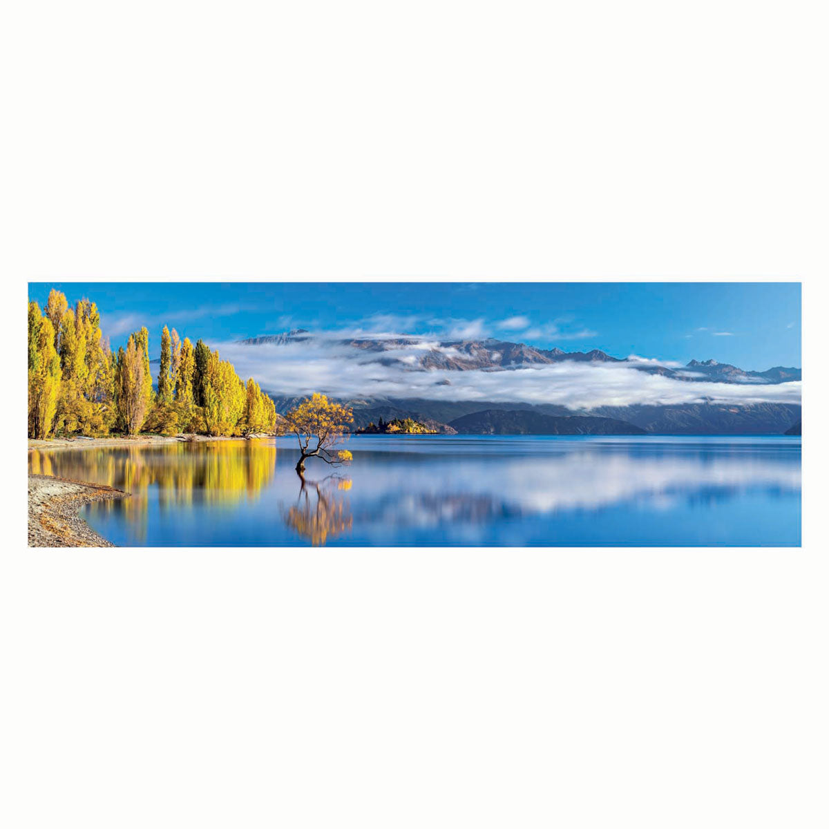 Clementoni panorama puzzle wanaka's golden reflections, 1000 pcs.